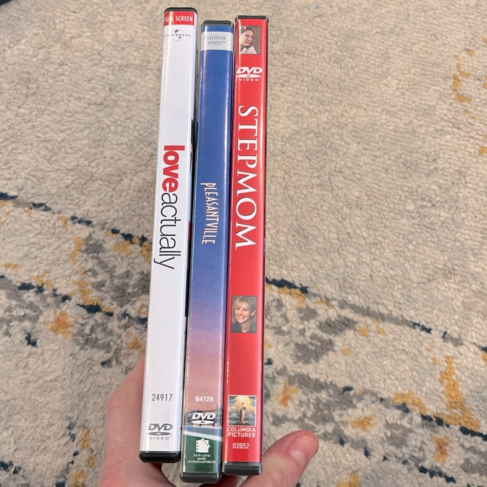 DVD Bundle: Love Actually, Stepmom, and Pleasantville